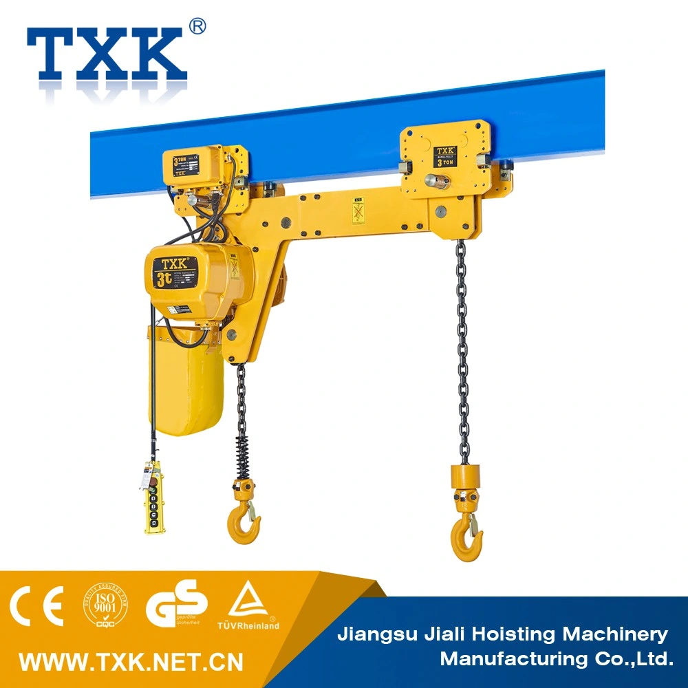 1 Ton Txk Electric Chain Hoist with Double Hooks