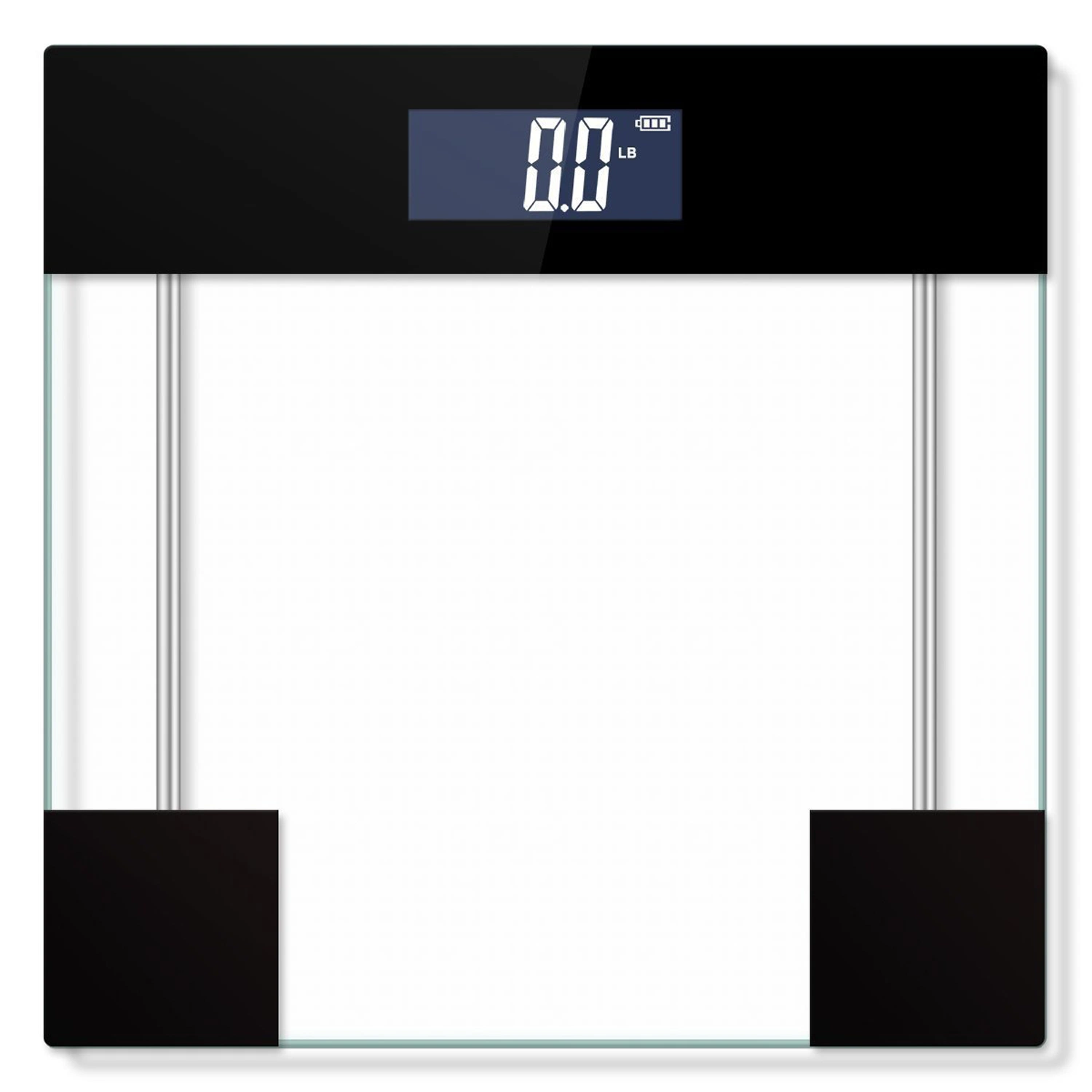 Electronic Scale, Digital Body Weight Bathroom Scale, Large Blue LCD Backlight Display, High Precision Measurements