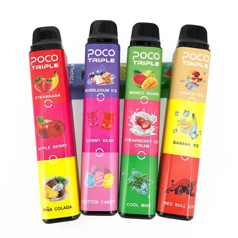 Poco Triple 3600 Puffs Disposable/Chargeable Vape Ecigarette