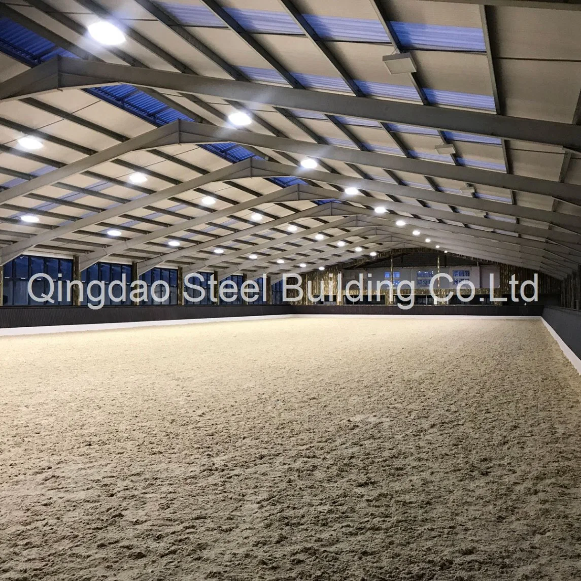 Prefabricated Steel Structure Frame Indoor Horse Riding Arena Horse Park Club Building