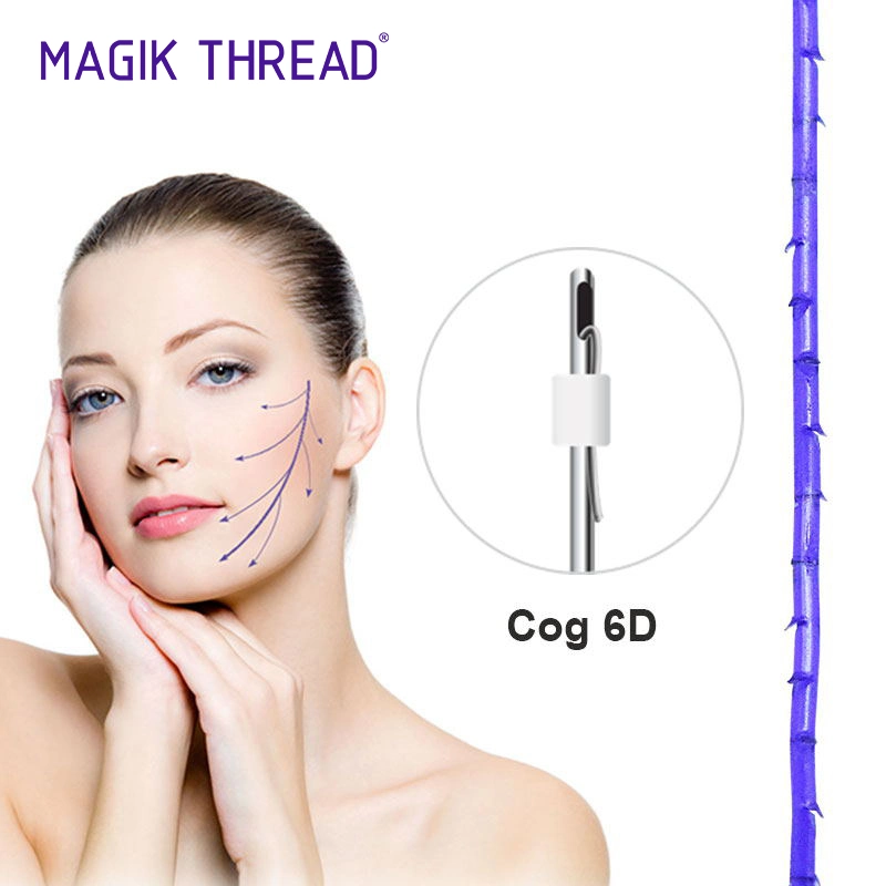 Magik Thread Screw Cog 3D Pdo Pcl Face Lifting Thread Sharp Needle Wires Pdo for Estheticians