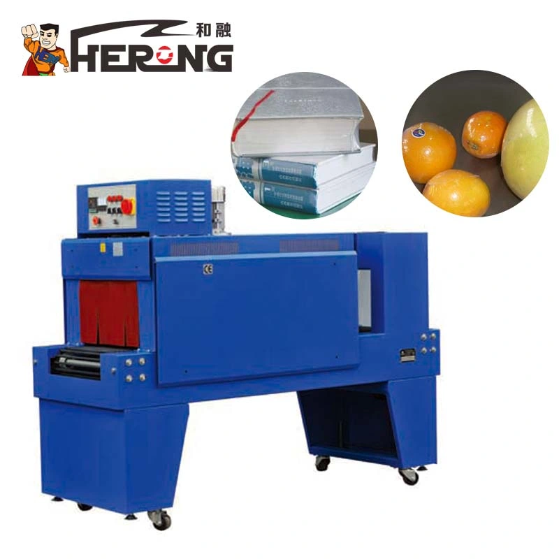 Hero Brand Thermal Telephone Android L Sealer and Pack Measuring Tape Automatic Side Sealing Shrink Packing Machine