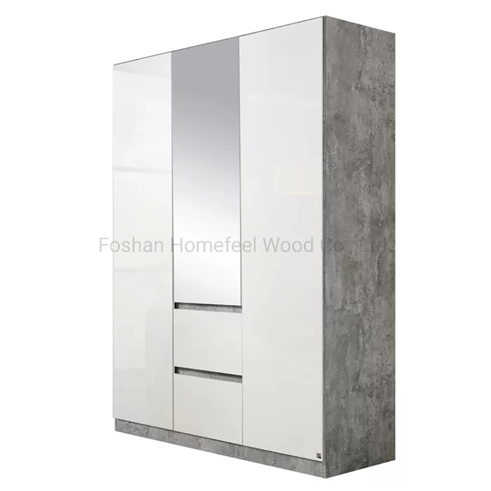 Chinese Wholsale MDF Modern Home Bedroom Wooden Wardrobe Furniture