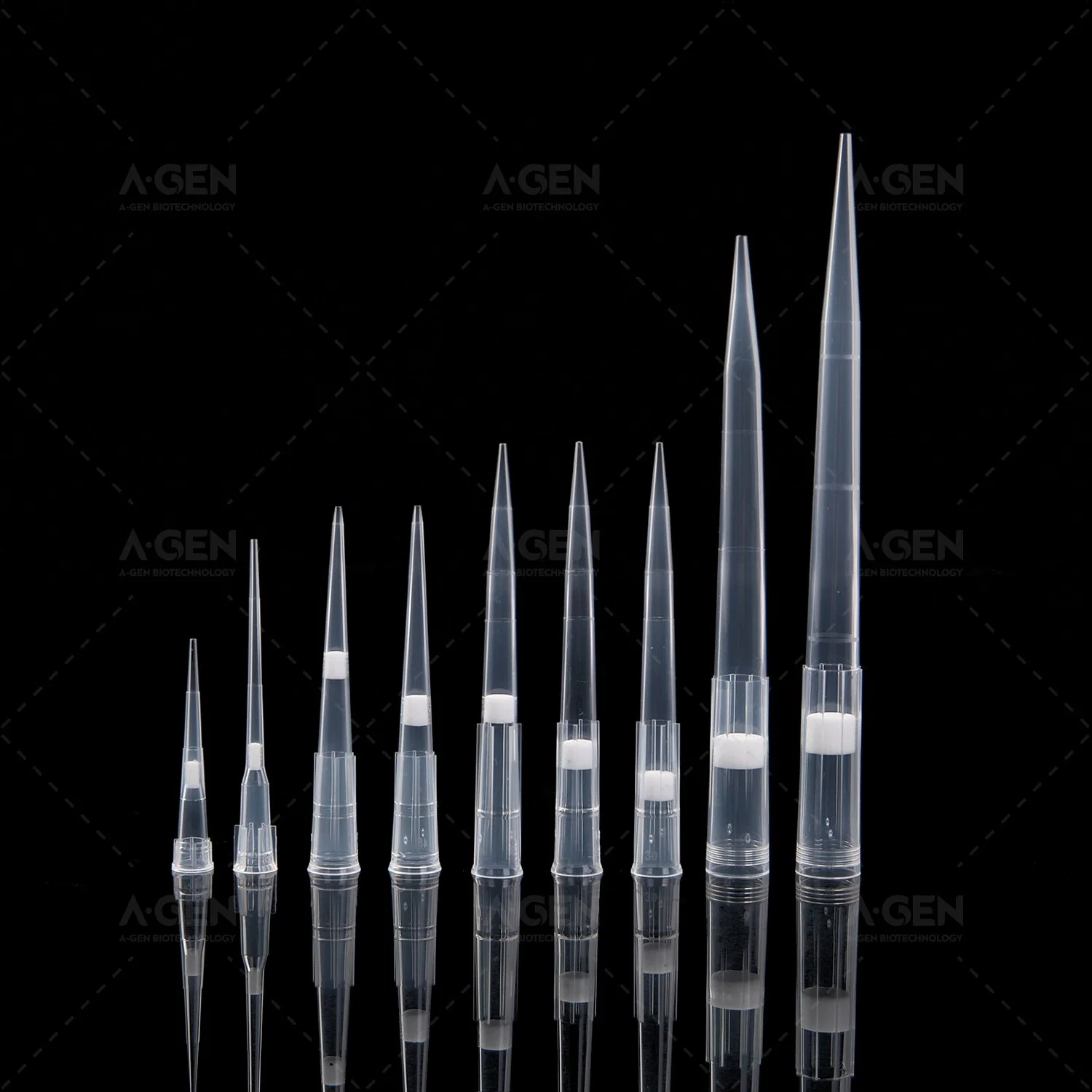 Axygen Pipette Tips 50UL Yellow PP Filter Tip, Rack Package, Sterile, PCR Free Lab Supplies Low Retention Yellow Pipette Tips