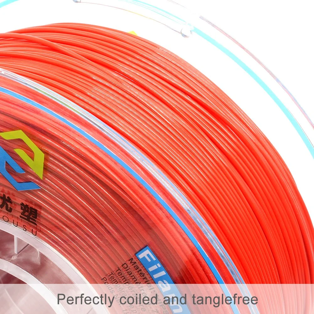 High quality/High cost performance  3D Printing HIPS Filament 1.75mm 2.85mm Multi-Color Support Printing Materials in Combination with ABS Grips Snap-in Parts Filaments Red 1000g