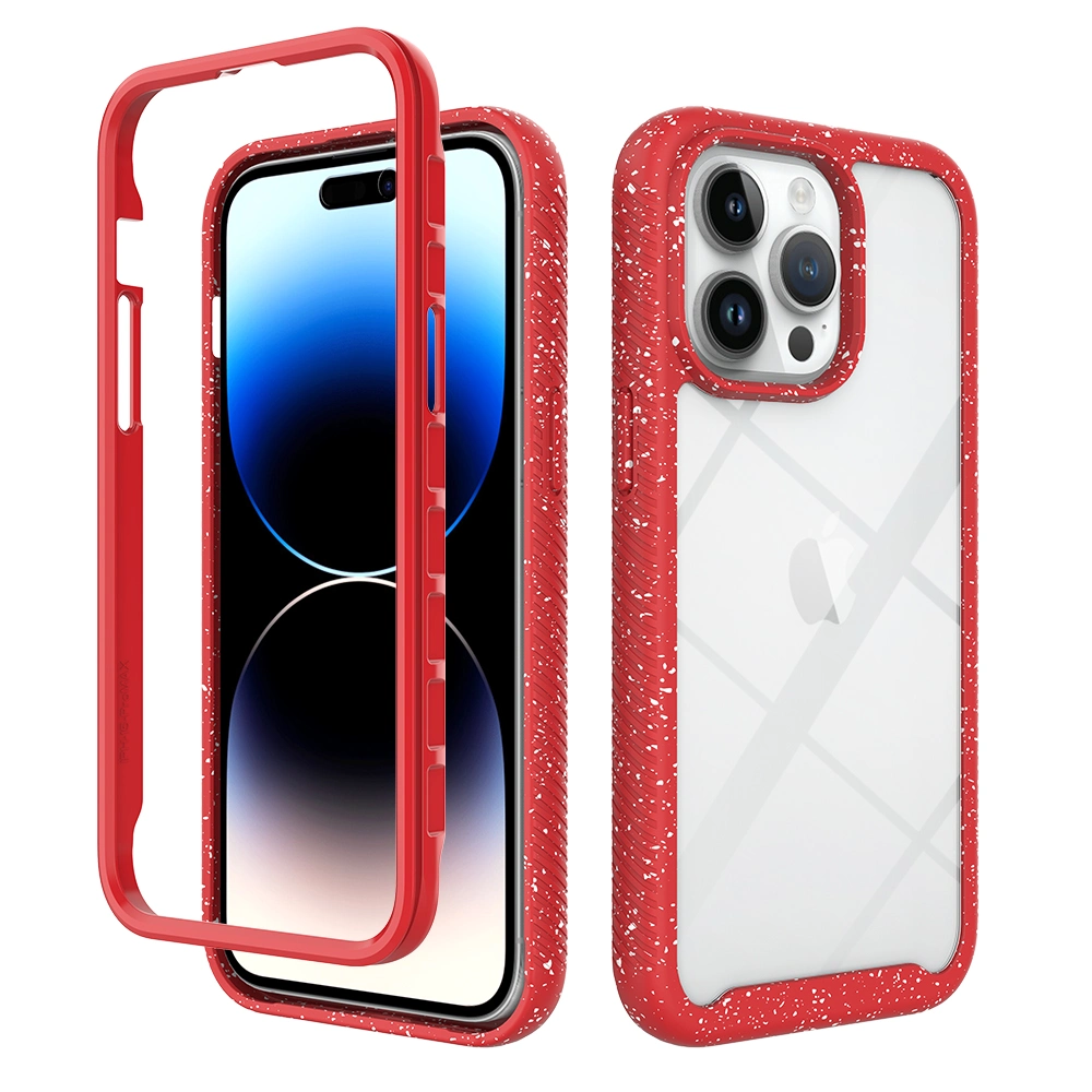 Star Shockproof Case with Frame Dots Design for iPhone 15 PRO Max