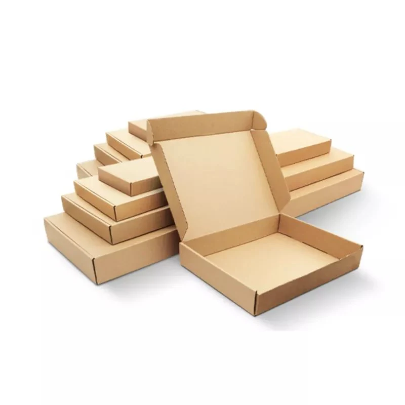 Chine Vente en gros impression personnalisée carton ondulé Commerce de vente carton Mailer cadeau Candy Kraft Pizza carton de fruits pliable emballage de papier boîte de papier alimentaire