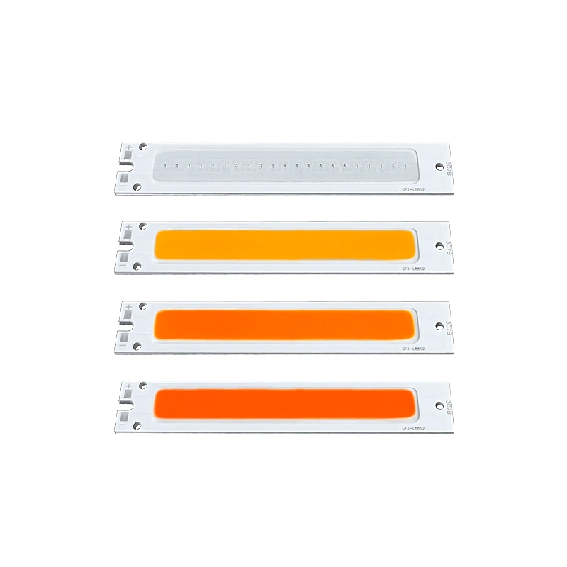 Factory Customize COB LED Chip White 6000K Red 620nm Green 520nm Blue Amber 3W 4W 5W COB Strip Light Source