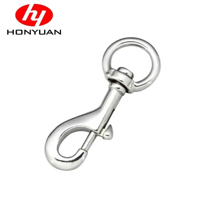 Manufacturer Custom Hardware Steel Large Swivel Pet Double End Snap Hook Stainless for Dog Leash