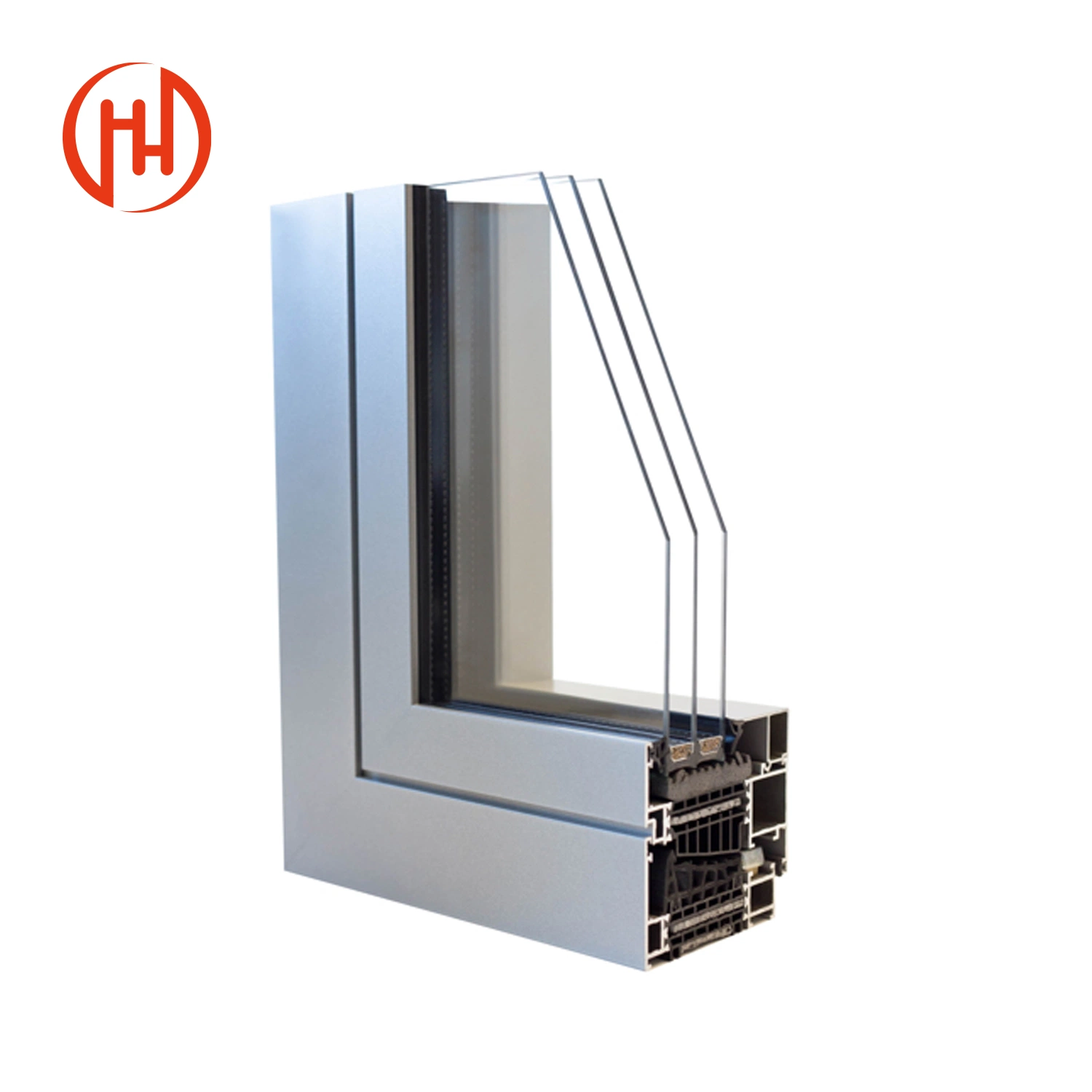 Aluminium Profile Double/Single Glazed Sliding Window with Vent