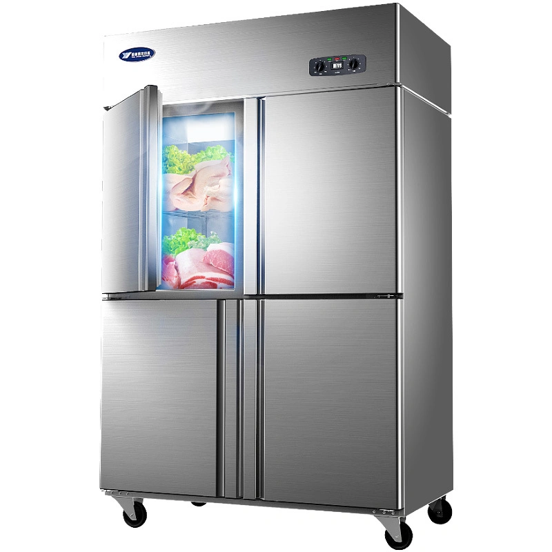 Refrigerador vertical congelador comercial equipamiento comercial equipamiento de cocina