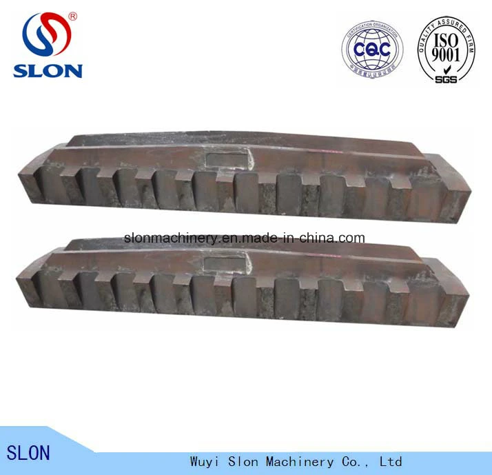 High Manganese Recycling Shredder Parts Grate Bar and Crusher Plate Grate