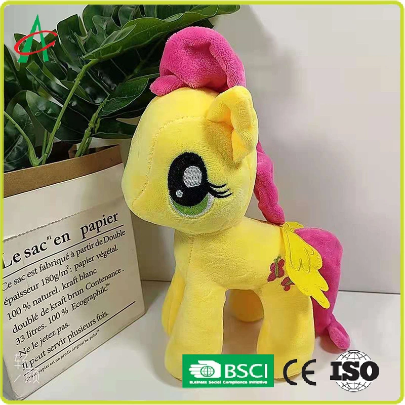 New Pony Cute Plush Toy Poly Pony Doll Unicorn Doll Girl and Children&prime; S Birthday Gift