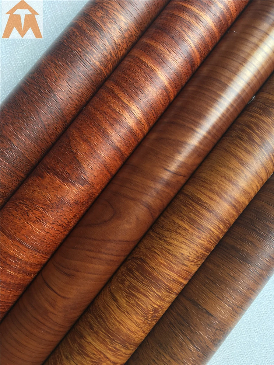 Wood Grain Decorative PVC Sheet for Furniture Panel Skirting