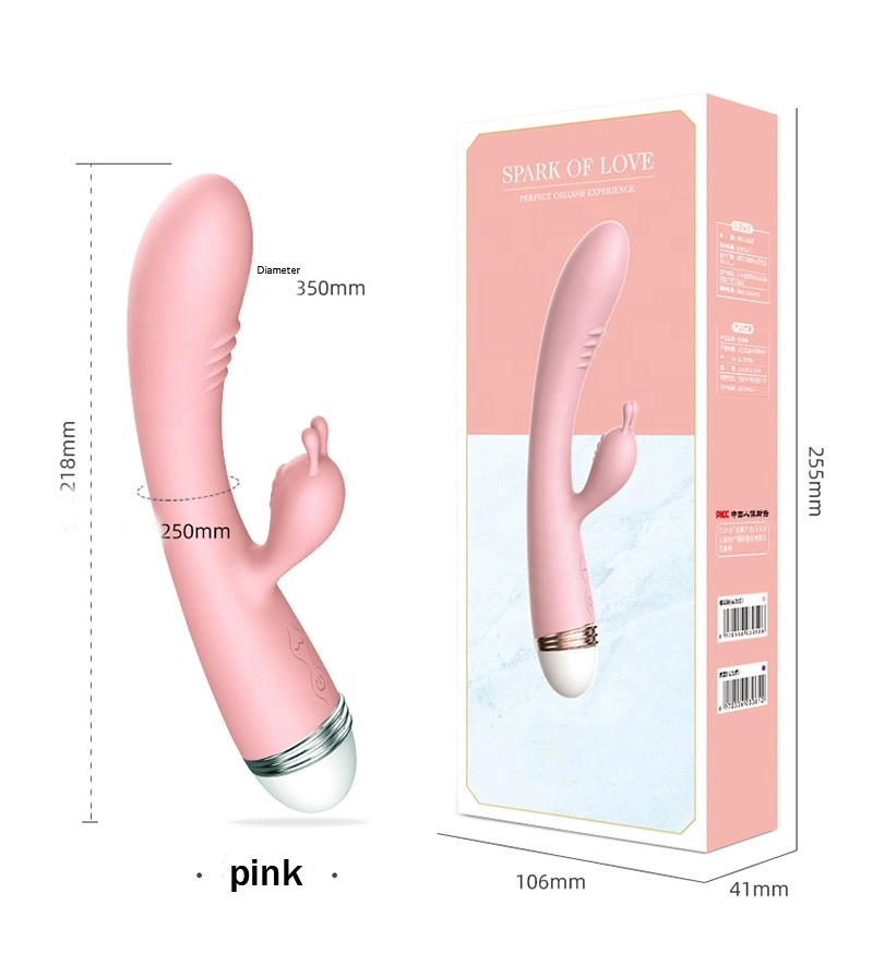 Conejo Vibrador Dildo de recarga USB 10 Modos vibración juguete sexual