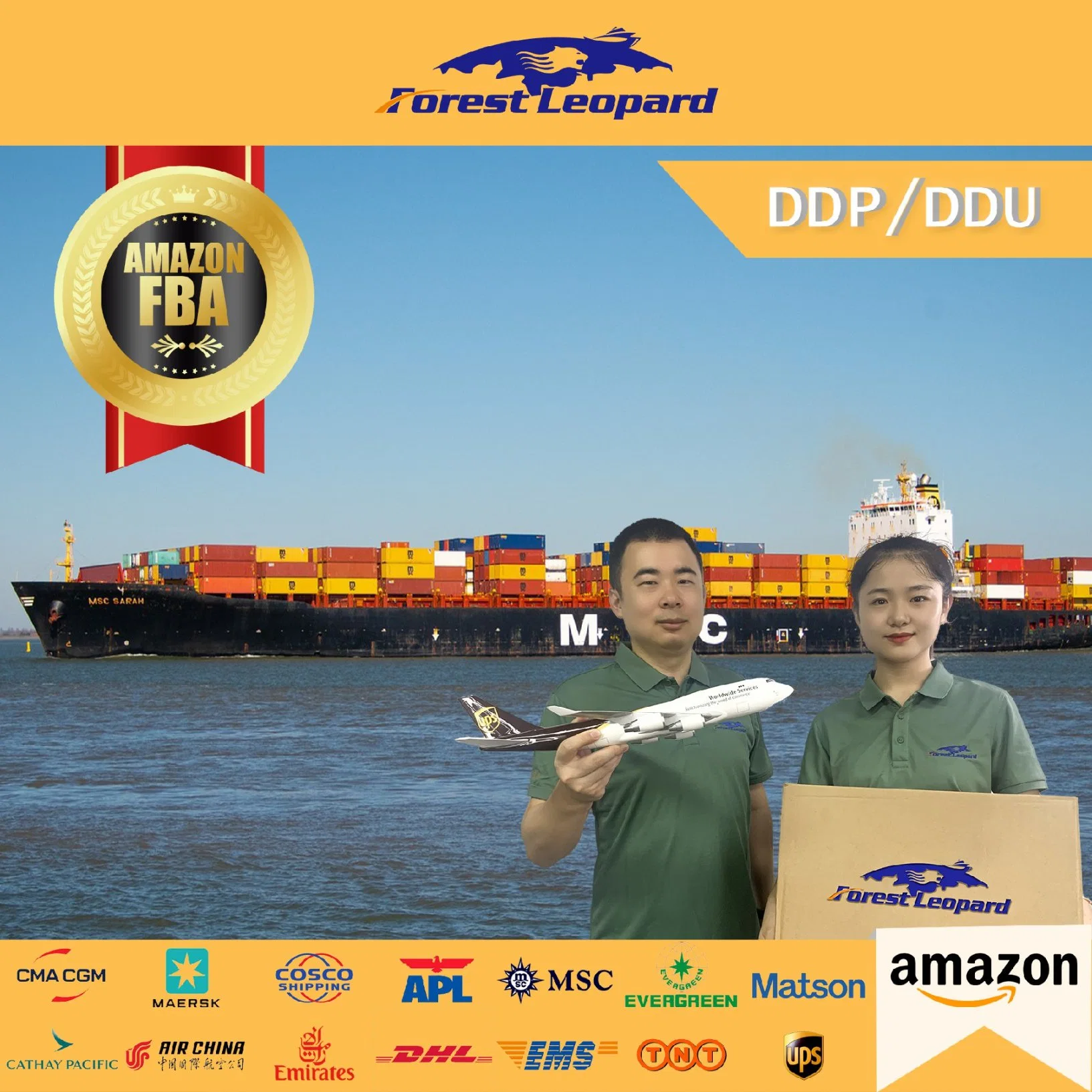 الشحن الدولي السريع من الصين إلى الولايات المتحدة أوروبا كندا المملكة المتحدة شركة DHL UPS EMS FedEx TNT Forwarder