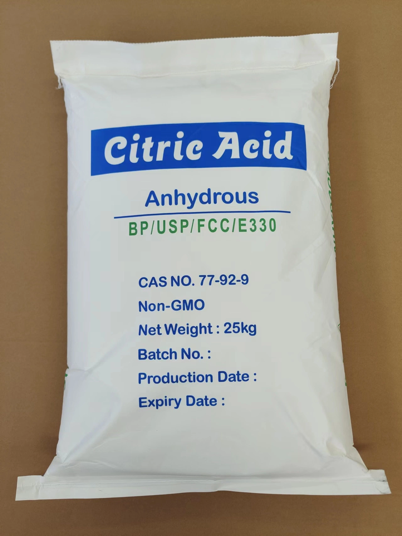 Chemical Raw Materials Food Grade Citric Acid Anhydrous