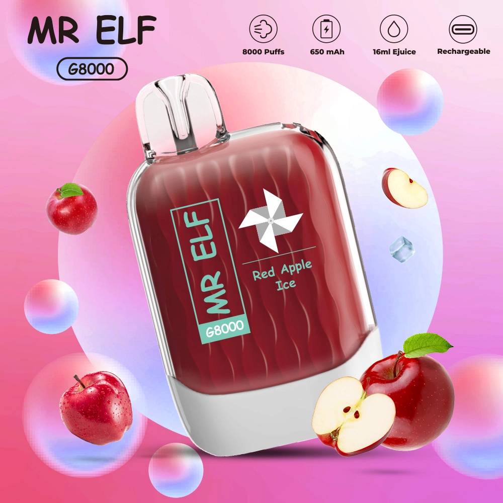 Original Manufacturer Factory Wholesale/Supplier Mr Elf G8000 Puffs Rechargeable Disposable/Chargeable Vape Vaporizer