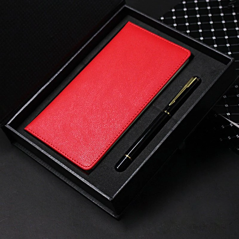Business Magnetic PU Promotion Gift Leather Paper Printing Notebook