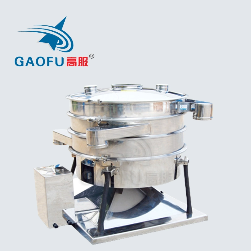 Chemical Industry Round Fertilizer Tumbler Vibrating Sieve Stainless Steel Sieving Machine