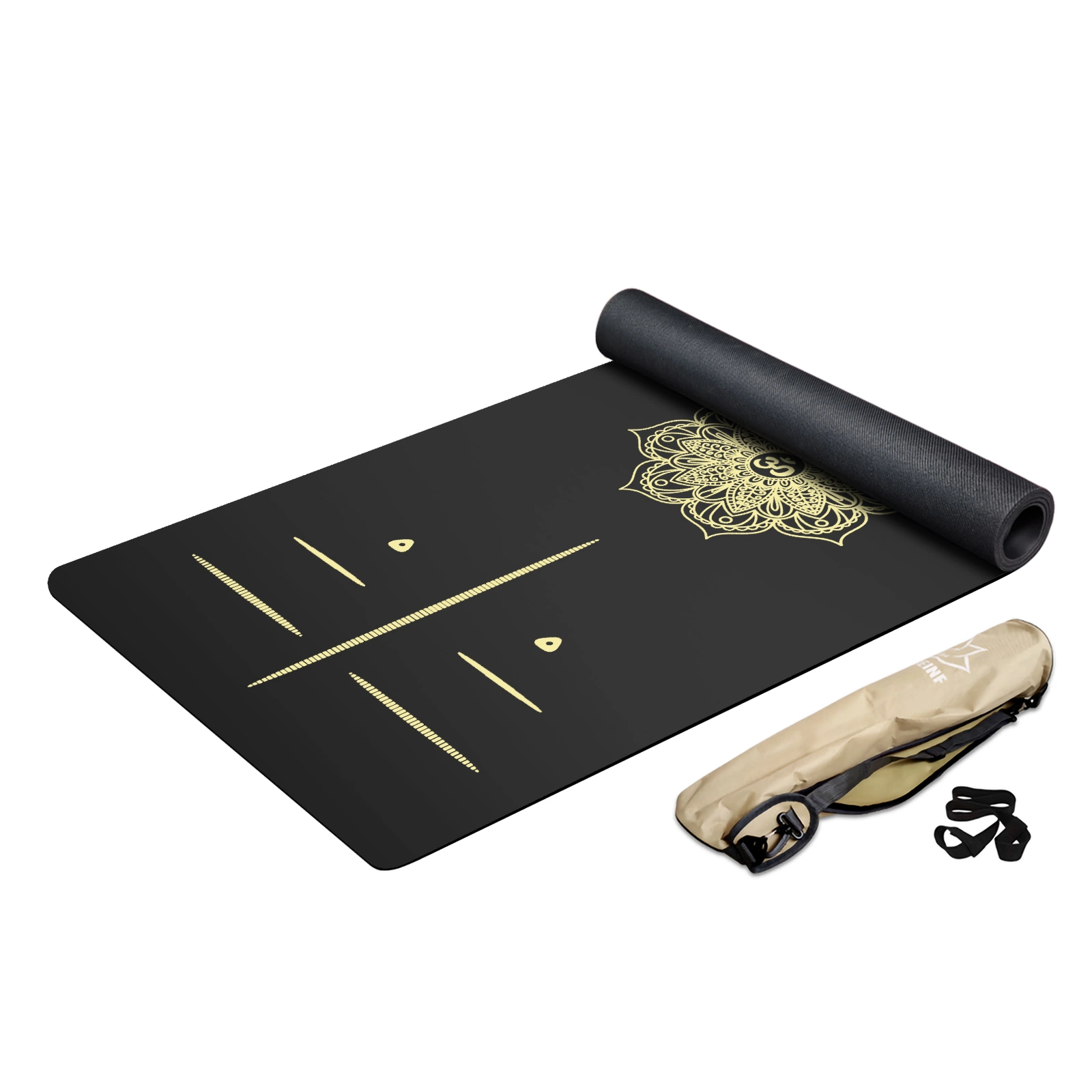 2020 Hot Selling Anti Slip Organic Biodegradable Luxury Keep Health Eco-Friendly 3 mm Travel PU Yoga Mat Outdoor