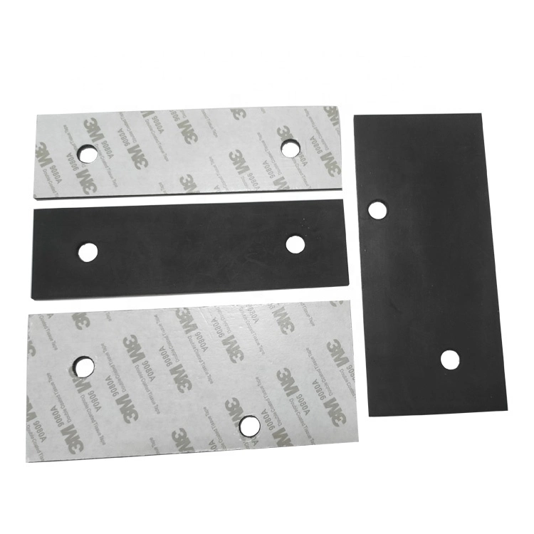 Protective Rubber Foot Black Rubber Pad with 3m Self-Adhesive