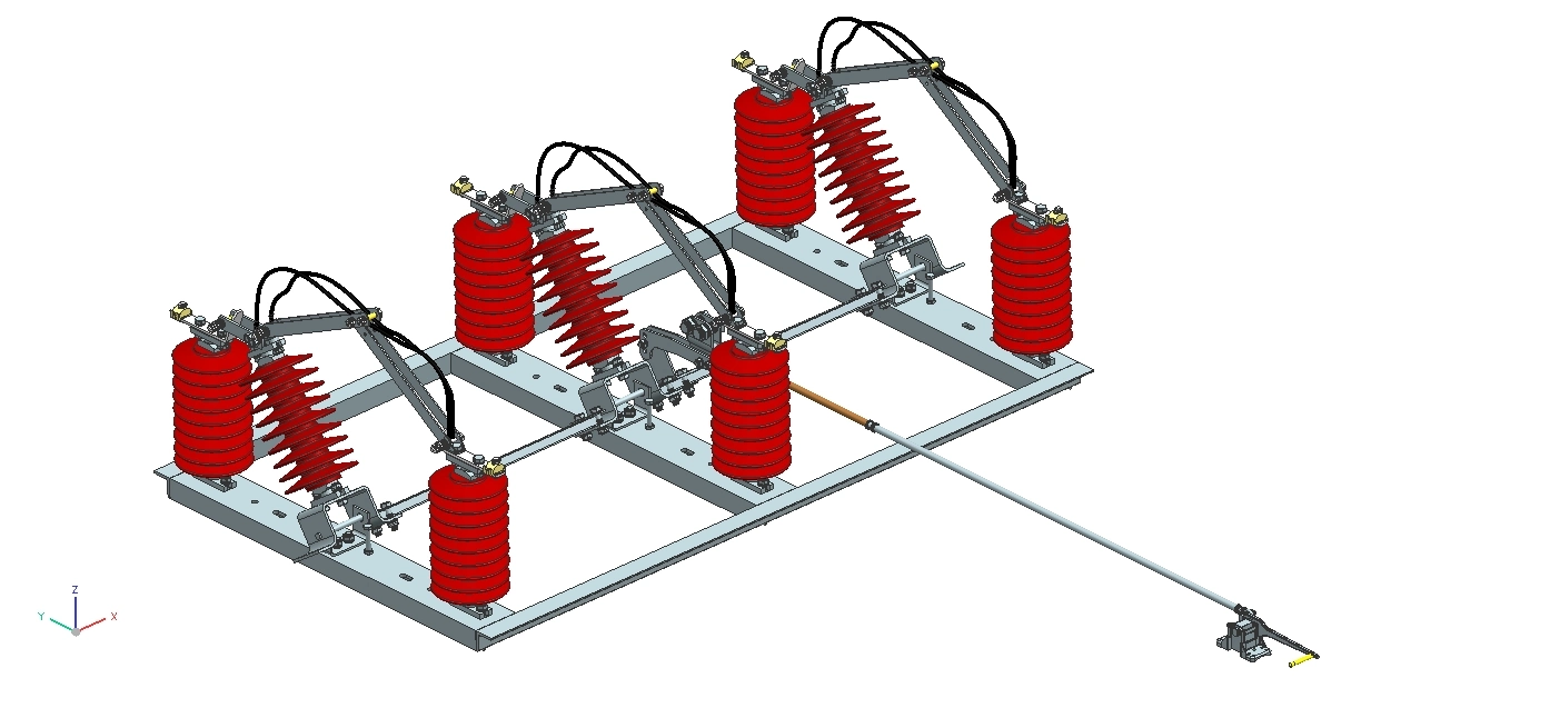 High -Voltage Isolate Switch 10kv 1000A