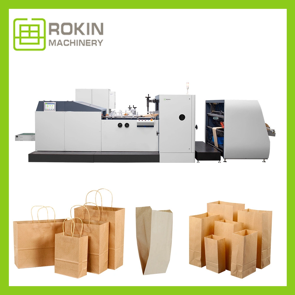 Rokin Bag Machines Making Paper Shopping Bag Machine in Wenzhou Price