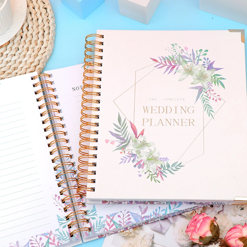 Wedding Planner Program Planner Bridal Wedding Coil Dairy Notebook