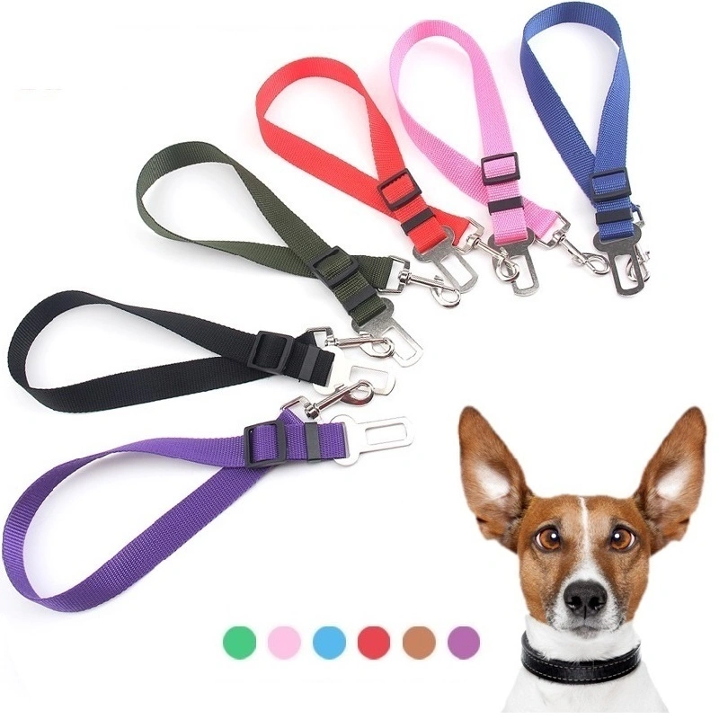 Adjustable Pet Dog Seat Belt Durable Pet Dog Cats Car Vehicle Seatbelt