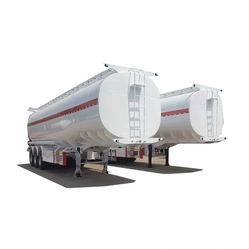 40000liters Fuel Tanker Trailer with Heating Pipes/3 Axles Diesel Oil Tank Trailer