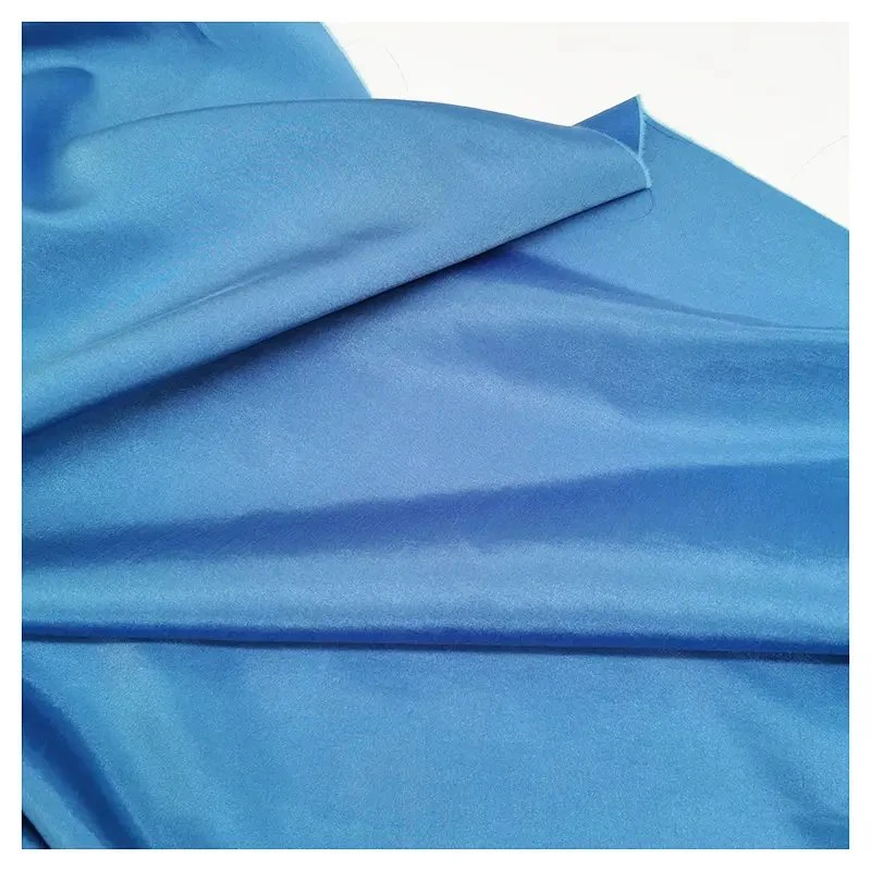 Satin Fabric No MOQ Shiny Spandex Polyester Stretch Satin Fabric Imitated Silk Satin Textile Fabric