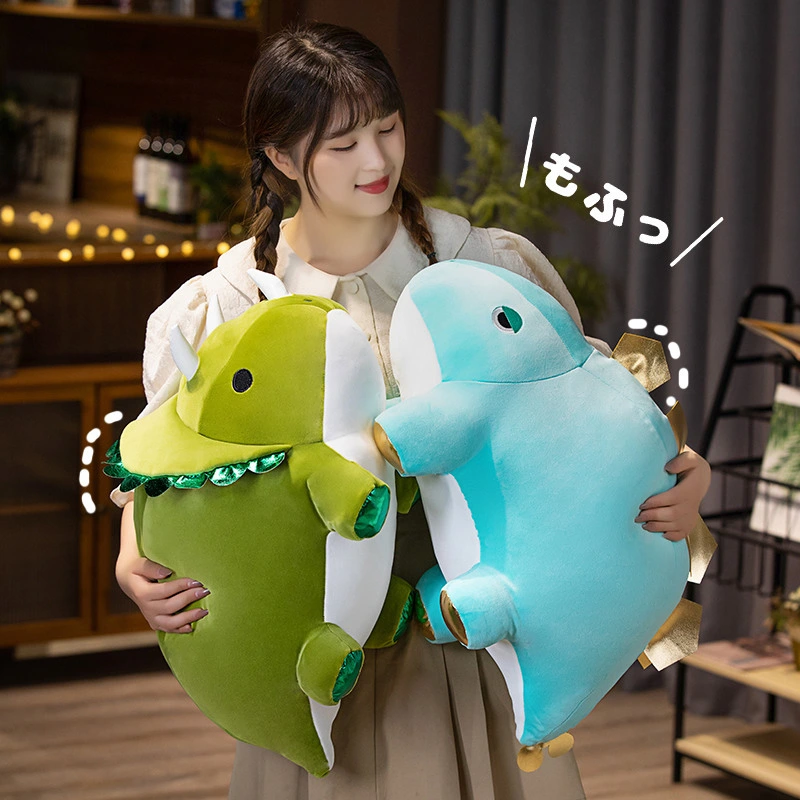 Kawaii Dinosaur Soft Toys Stuffed Animal Custom Plush Home Decoration Sofa Cushion