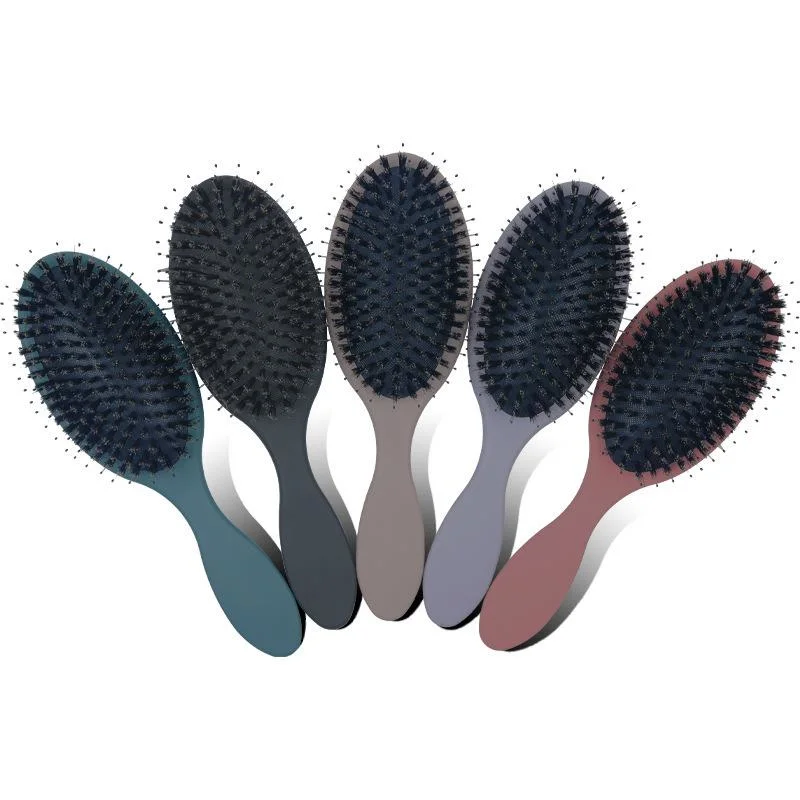 Soins des cheveux de la Brosse de Massage démêlant ABS brosse à cheveux Coussin de palette de nylon brosse à cheveux de poils de sanglier