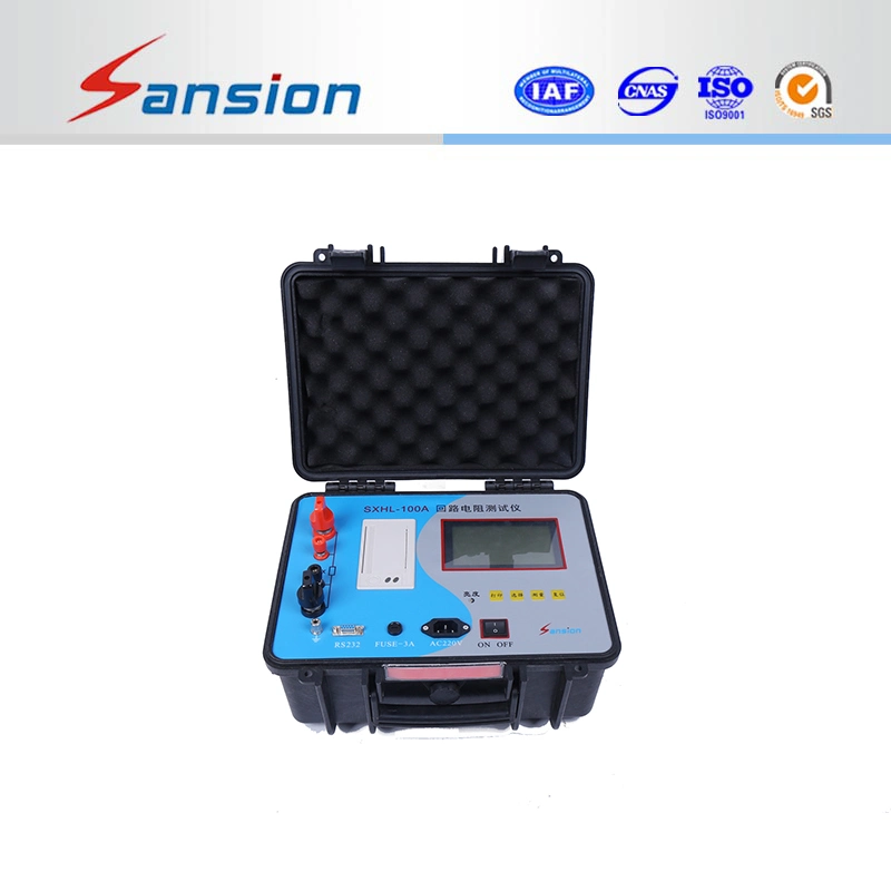 100A High Voltage Circuit Breaker Contact Resistance Tester