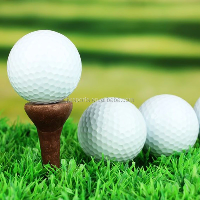 Nuevo Torneo de Golf de la luz de la bola de uretano de 2 capas Golfballs colorido diseño de logotipo