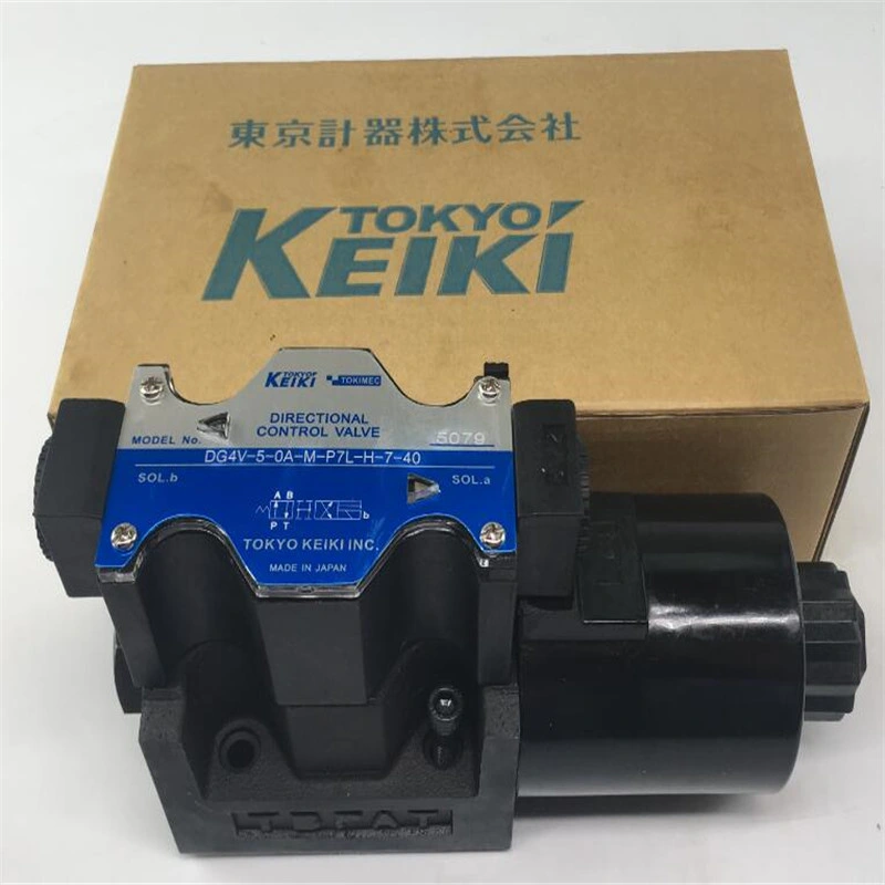 Japan Tokimec Tokyo Keiki Dg4V-3-6A-M-P2-T-7-P20-54 Hydraulic Solenoid Directional Valve