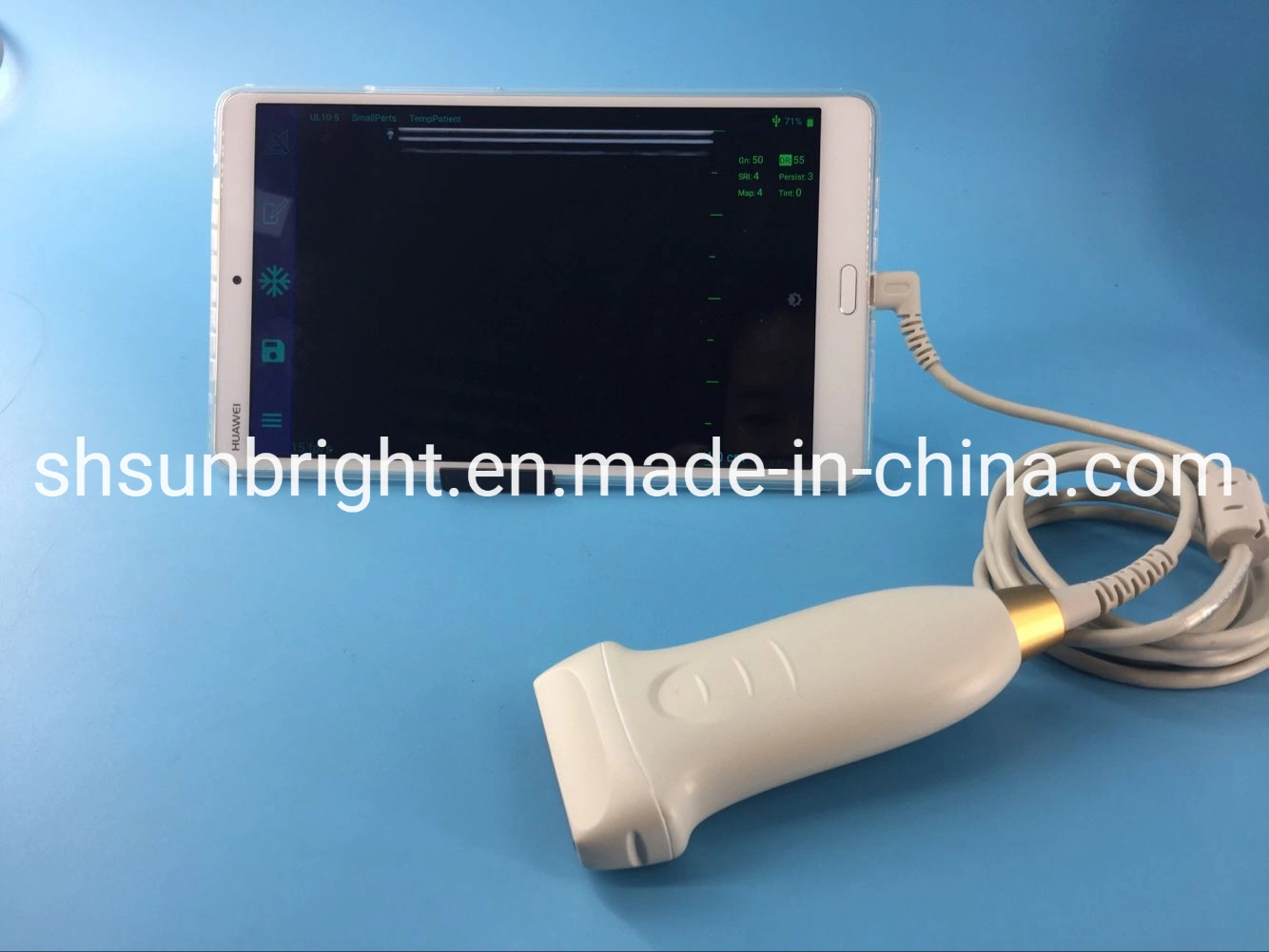 Professional Test Vascular Pocket Ultrasound Machine USB Probe