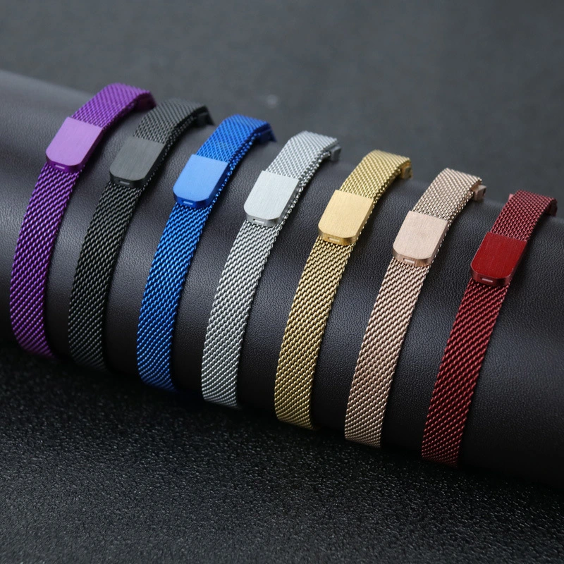 Smart Straps Milan Watches Band Series 6 1 2 3 4 5 Stainless Steel Bracelet 38mm 40mm 42mm 44mm Watch Band 41mm 45mm