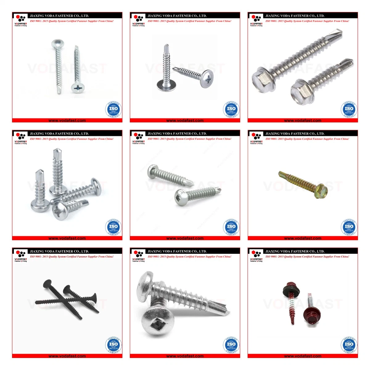 Vodafast Carbon Steel Stainless Steel Self Drilling Screws