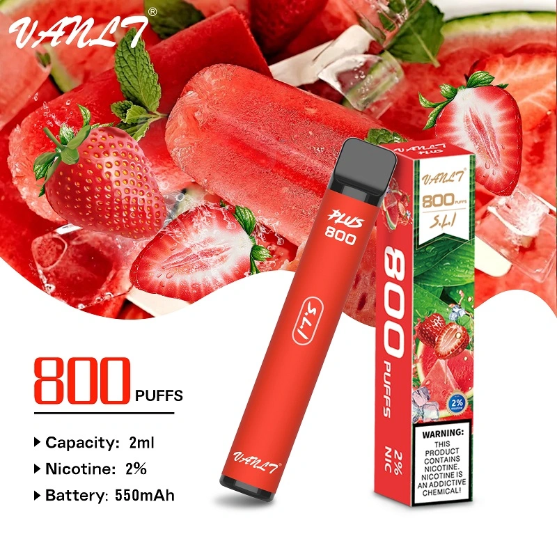 Commerce de gros 20mg fraise glace luxuriante Vape bon marché de gros de la cigarette électronique