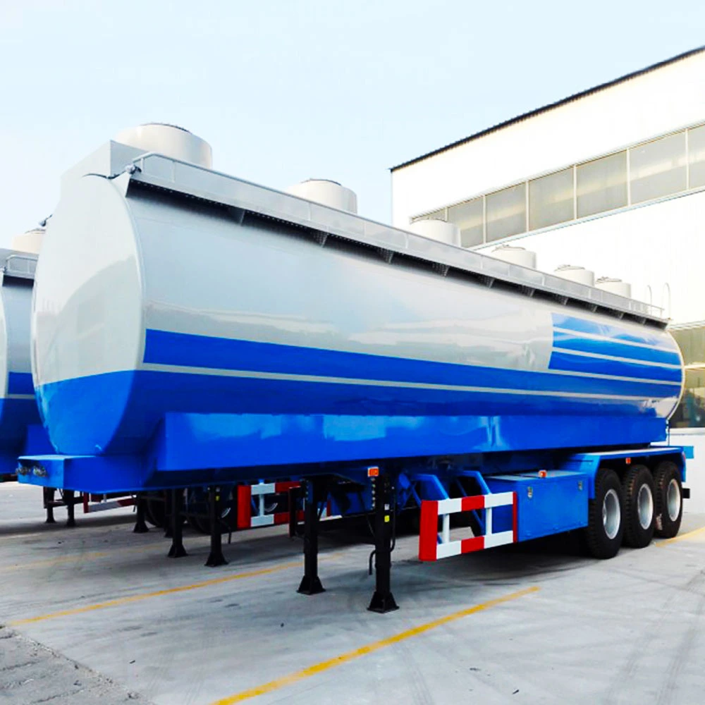 Heavy Oil Tanker Cargo Trailer Liquid Petrol Acid Tank Semi Trailer Fuel Truck Trailers