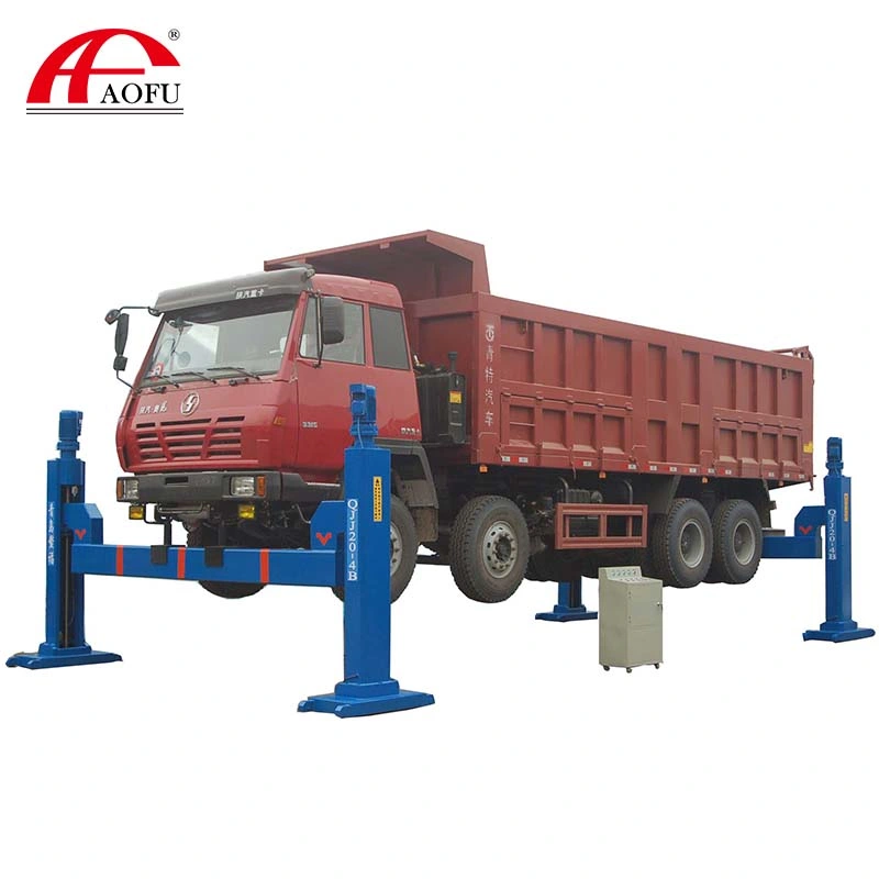 Aofu 20t 30t 40t Built up Movable Column Lift Garage Equipment Bus Lift 4 Post Car Lift Truck Lift