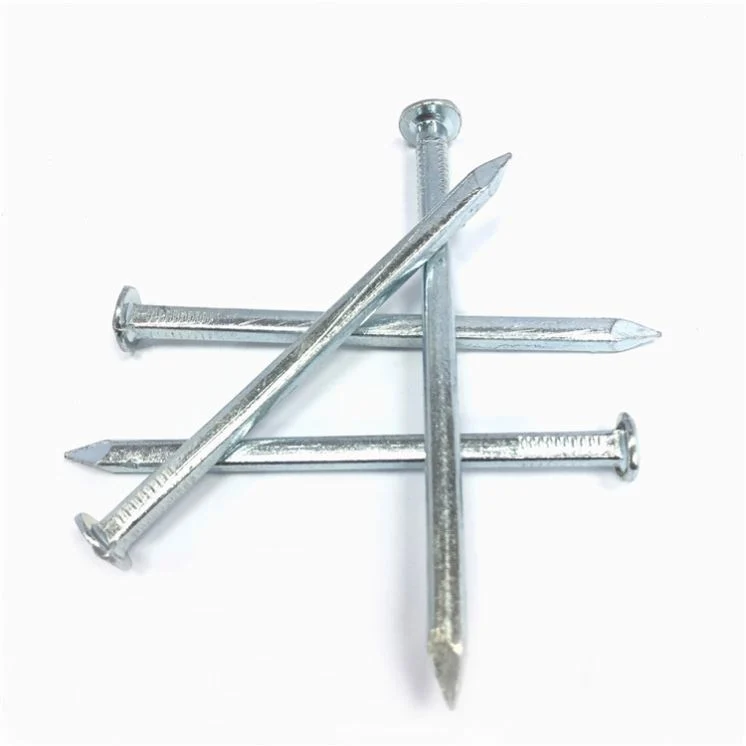 Hot Sale Polished Bright White Sliver Iron Raised Head Square Boat Nail