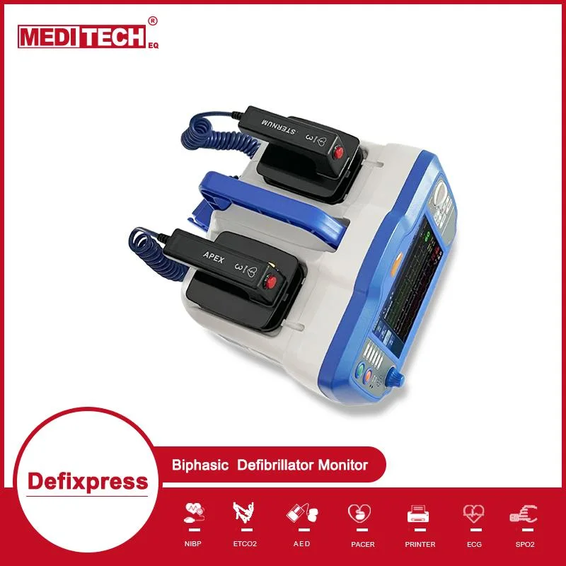 Defixpress Meditech Desfibrilador Adecuado para las Clínicas, Hospitales y Ambulancias