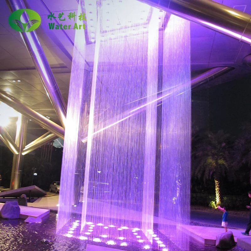 Free Design Stainless Steel 304 Outdoor Small Garden Water Fountain Water Curtain