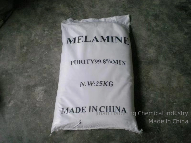 China Supply Tripoly Cyanamide Melamine with CAS No 108-78-1 99.8%