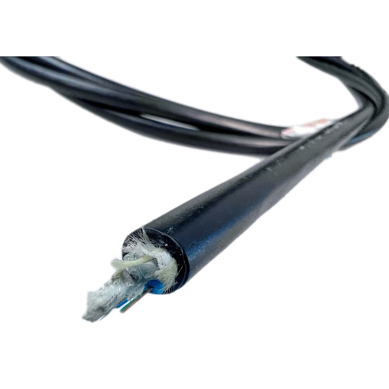 Outdoor/Indoor Sm/mm Optical G652D/G657A1 ADSS TPU Fiber Optic Drop Cable