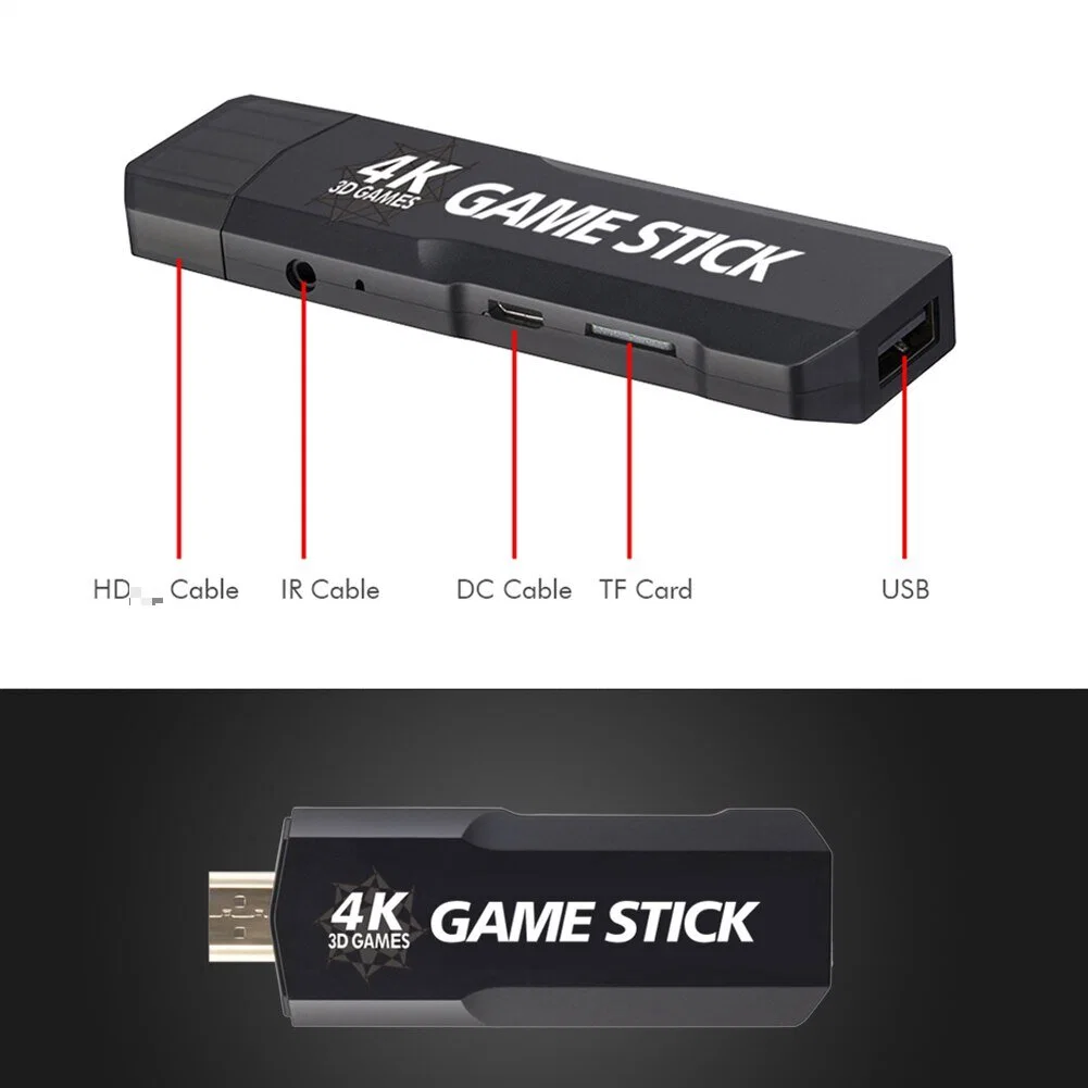 X2 Mini 4K HD игры Memory Stick USB типа Gd10 Super Arcade игровую консоль с поддержкой беспроводной связи два контроллера джойстика классическим ретро-TV .