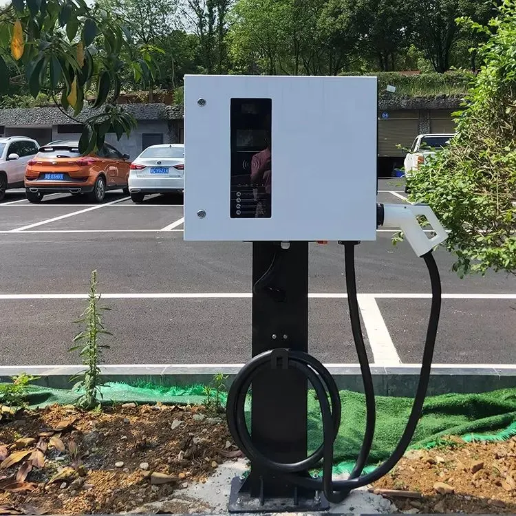 Cargador de montaje en pared DC EV con APP 30kW 40kW DC Caja de pared de la estación de carga de coche de EV rápida